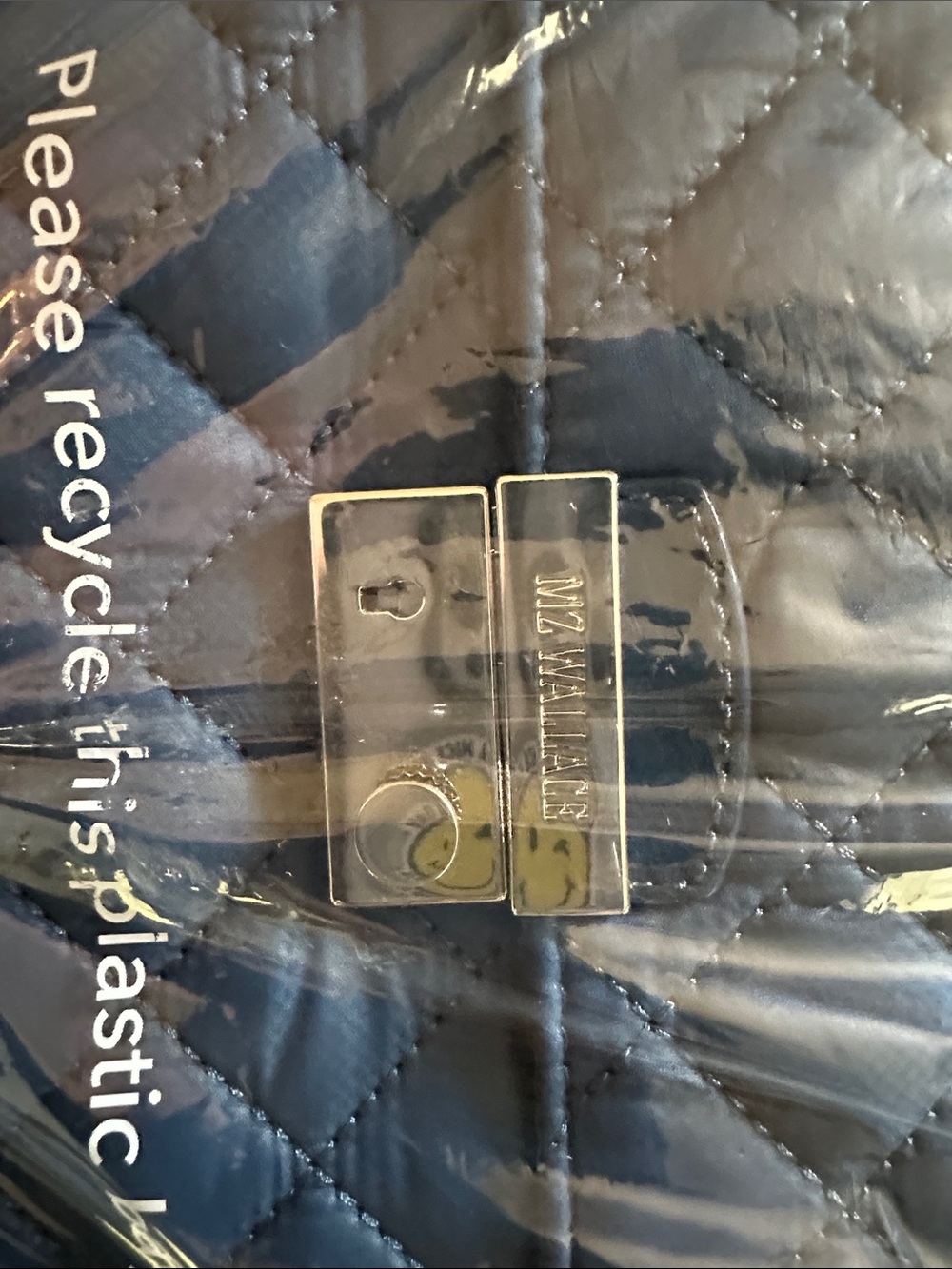 MZ Wallace Quilted French Blue Shoulder Bag - Picture 5 of 15